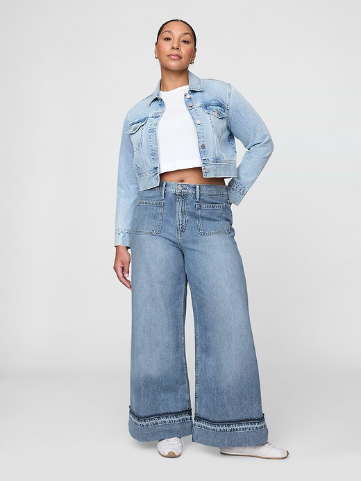 Gap Mid Rise UltraSoft Baggy Jeans — photo 6