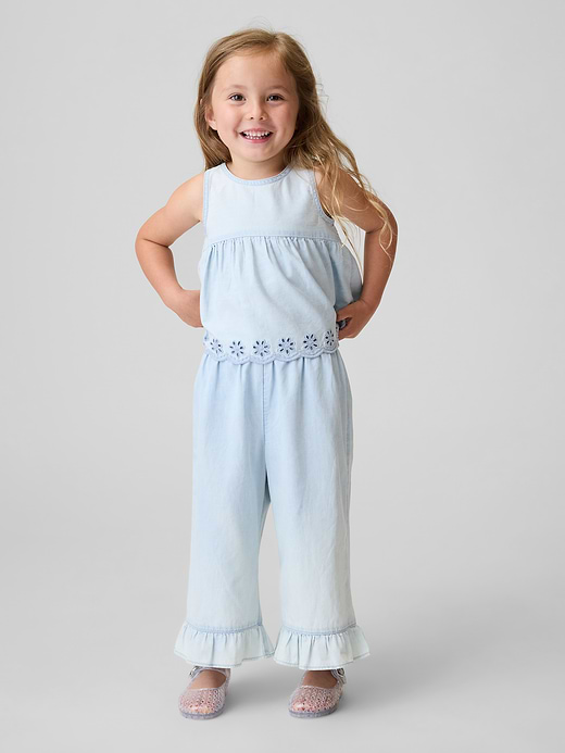 Gap Baby & Toddler Eyelet Denim Outfit Set — photo 1