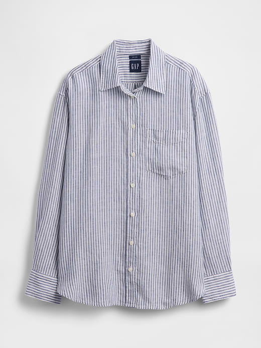 Gap 100% Linen Oversized Shirt — photo 6
