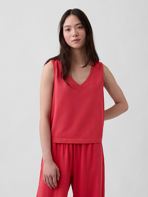 Gap Knit Crop Tank Top — photo 1