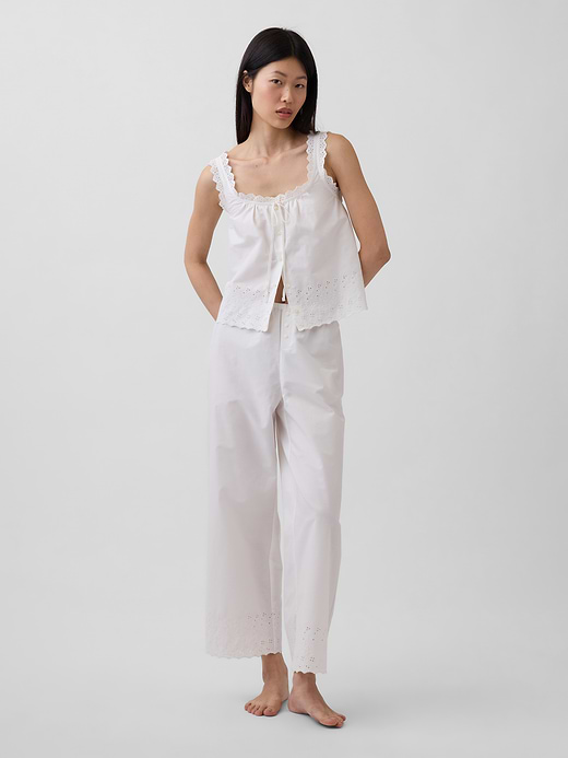 Gap Embroidered PJ Pants — photo 1