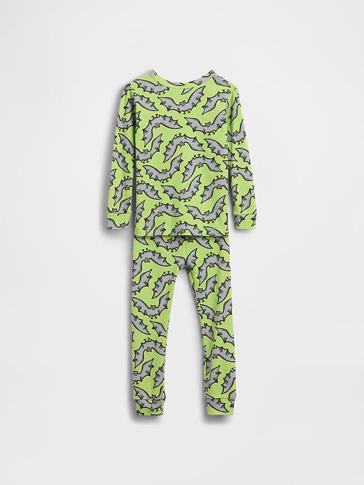 Gap Kids & Baby Organic Brushed Cotton Glow-In-The-Dark Skeleton PJ Set — photo 3