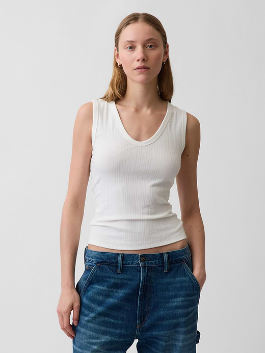 Gap Variegated Rib Tank Top — photo 1