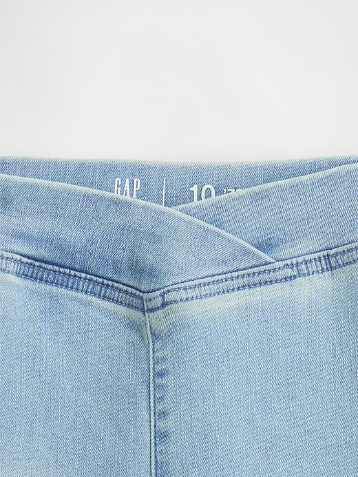 Gap Kids High Rise Crossover Flare Jeans — photo 5