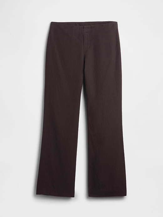Gap Low Rise Linen-Blend Flare Pants — photo 6