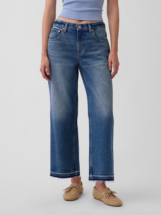 Gap Low Slung Relaxed Crop Jeans — photo 3
