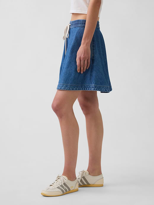 Gap UltraSoft Denim Easy Mini Skirt — photo 4