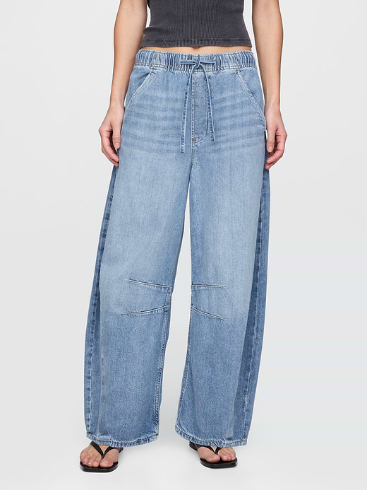 Gap Mid Rise UltraSoft Easy Horseshoe Jeans — photo 3