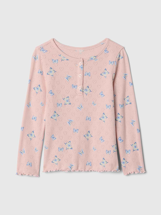 Gap Baby & Toddler Pointelle Henley Top — photo 1