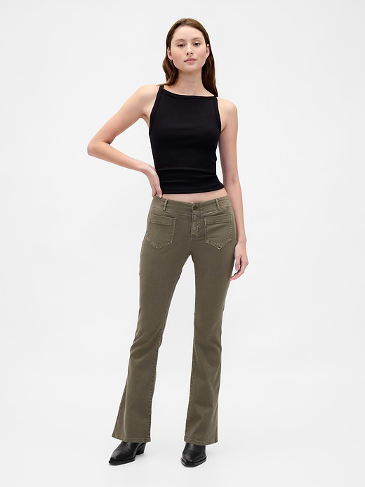 Gap Low Rise Twill Long & Lean Pants — photo 1