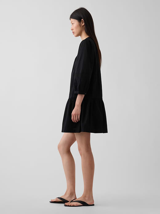 Gap Lace-Trim Drop-Waist Mini Dress — photo 4