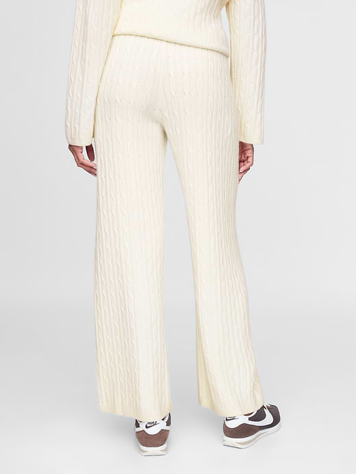 Gap CashSoft Cable-Knit Sweater Pants — photo 5