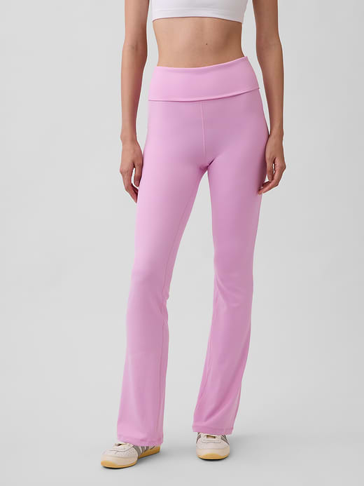 Gap GapFit Smooth Foldover Mini Flare Leggings — photo 3