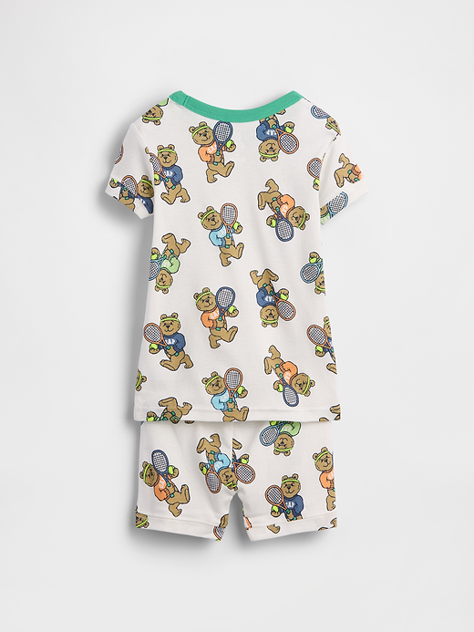 Gap Baby & Toddler Organic Brushed Cotton Brannan Bear Tennis PJ Short Set — photo 3