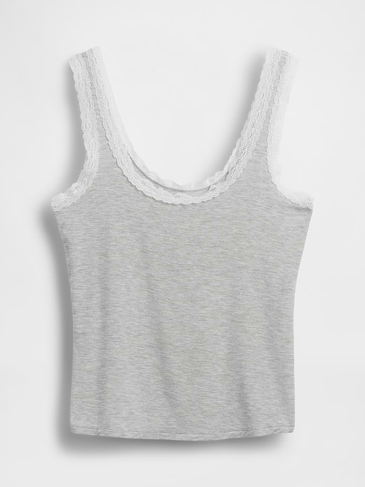 Gap SoftMade Modal Lace-Trim PJ Tank Top — photo 6