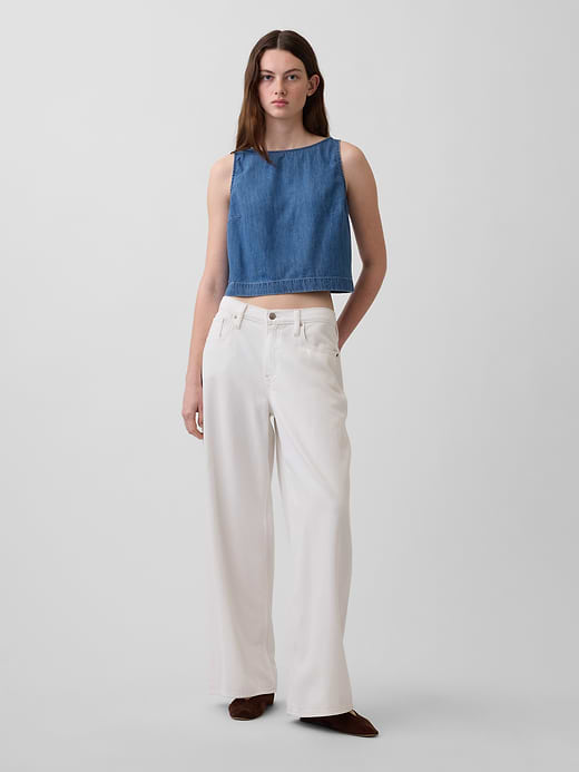 Gap Denim Crop Shell Tank Top — photo 7