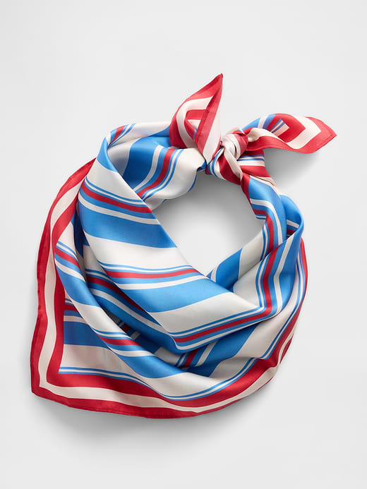 Gap 100% Silk Oversized Bandana — photo 1