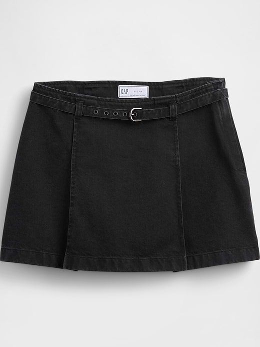 Gap Denim Belted Mini Skirt — photo 6