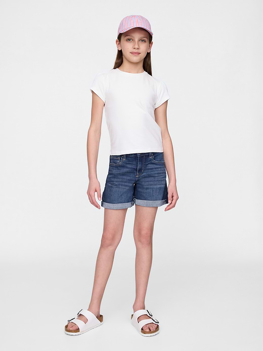 Gap Kids Denim Midi Shorts — photo 1