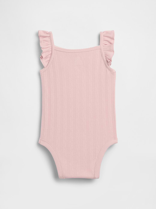 Gap Baby Pointelle Rib Tank Bodysuit — photo 3