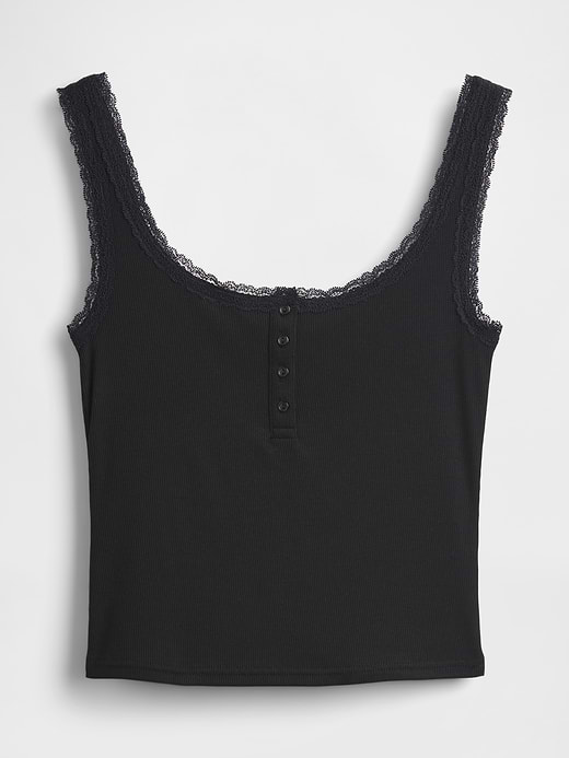 Gap Mini Rib Lace PJ Tank Top — photo 6