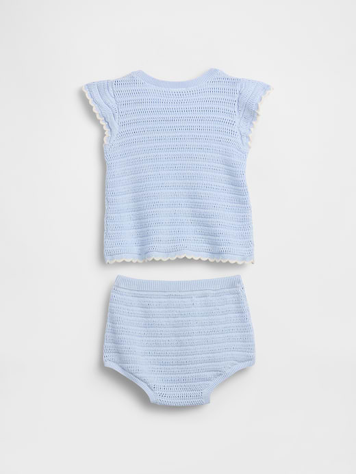 Gap Baby Crochet Stripe Outfit Set — photo 3