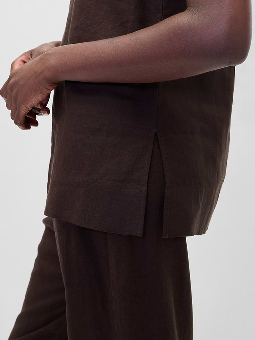 Gap Linen-Blend Shell Tank Top — photo 5