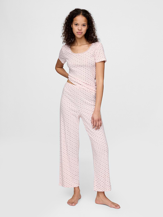 Gap Pointelle Crop PJ Pants — photo 1
