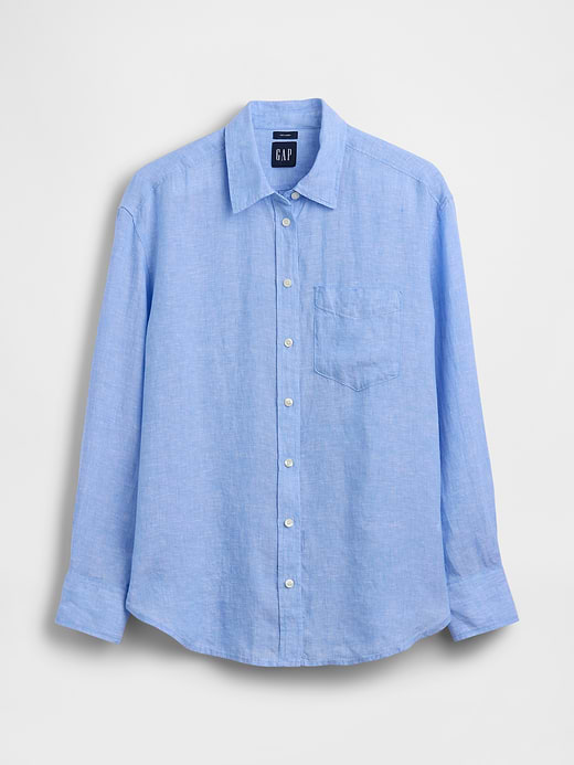 Gap 100% Linen Oversized Shirt — photo 6