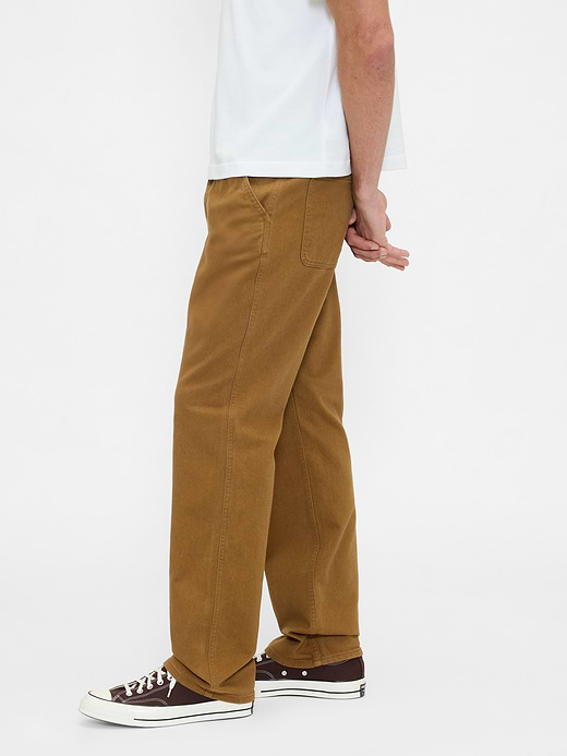 Gap Relaxed Straight Utility Khakis — photo 4