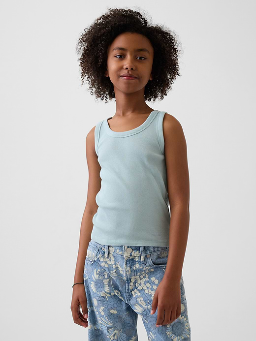 Gap Kid Rib Scoop Tank Top — photo 1