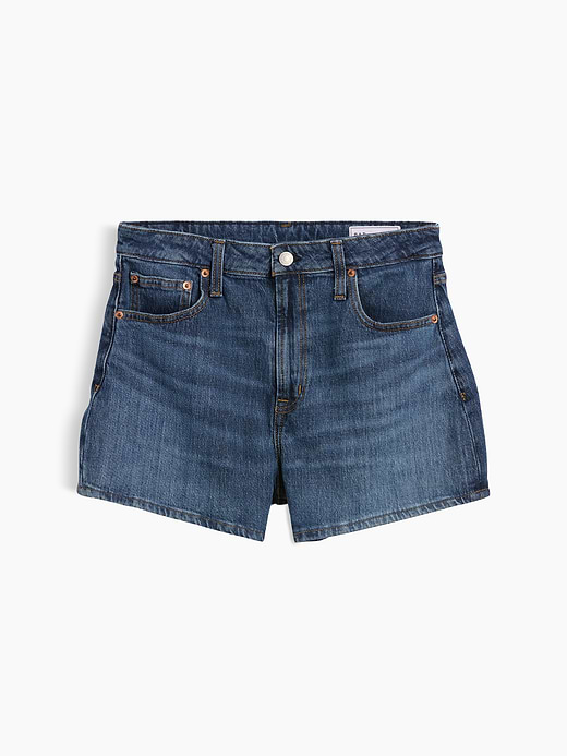Gap 3.5" High Rise Relaxed Straight Denim Shorts — photo 6