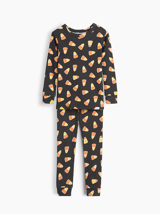 Gap Kids & Baby Organic Brushed Cotton Glow-In-The-Dark Skeleton PJ Set — photo 1