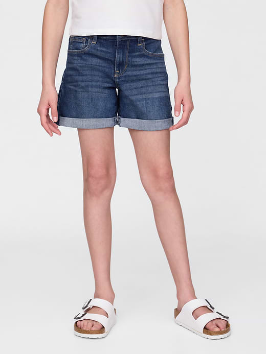 Gap Kids Denim Midi Shorts — photo 4