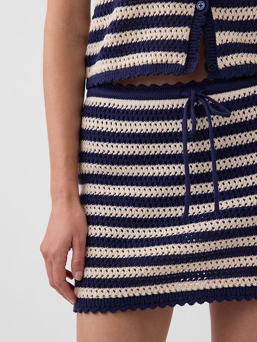 Gap 100% Cotton Crochet Easy Mini Skort — photo 5