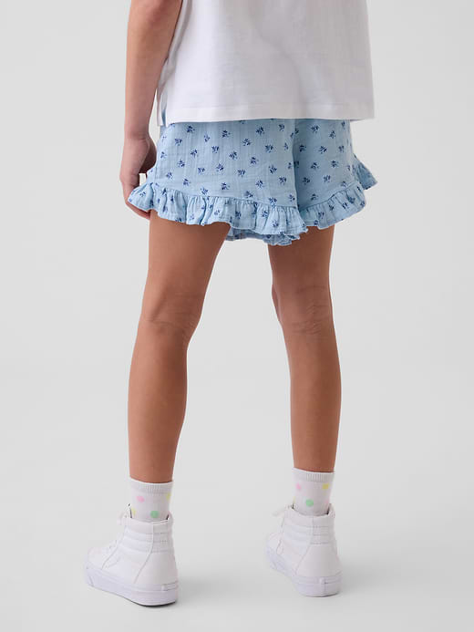 Gap Kids Cotton Gauze Easy Ruffle Shorts — photo 5