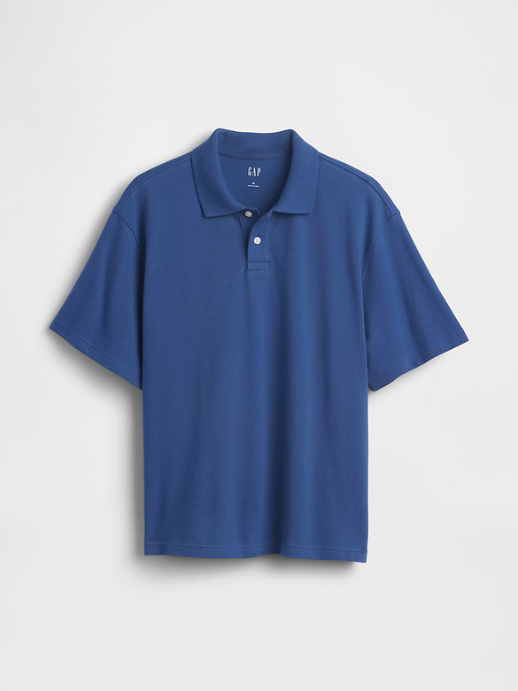 Gap Relaxed Pique Polo — photo 6