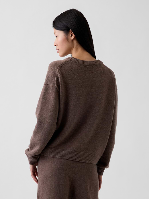 Gap CashSoft Oversized V-Neck Sweater — photo 4