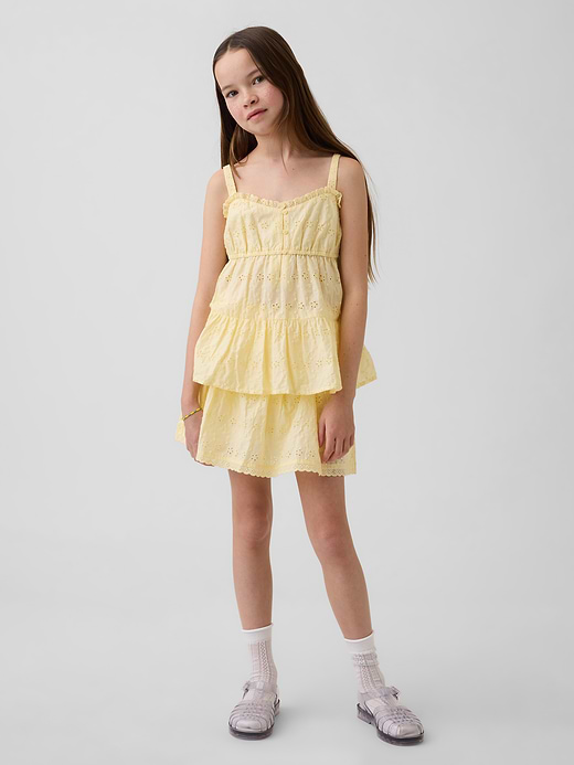 Gap Kids Denim Tiered Tank Top — photo 5