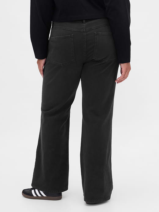 Gap Low Rise Relaxed Flare Khakis — photo 7