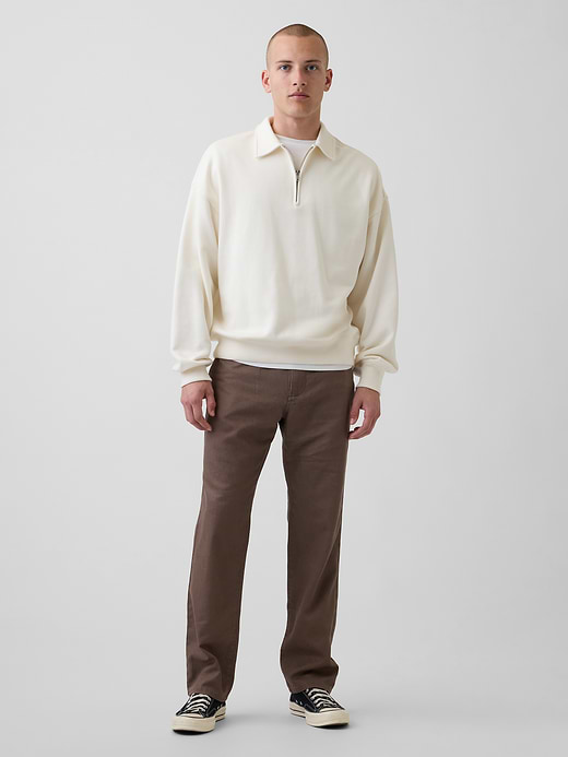 Gap Linen-Cotton Relaxed Straight Pants — photo 1