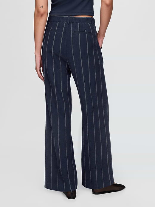 Gap 365 High Rise Linen-Blend Trousers — photo 5