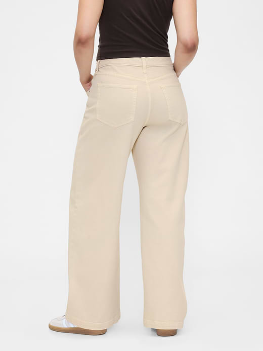 Gap High Rise Stride Wide-Leg Jeans — photo 7