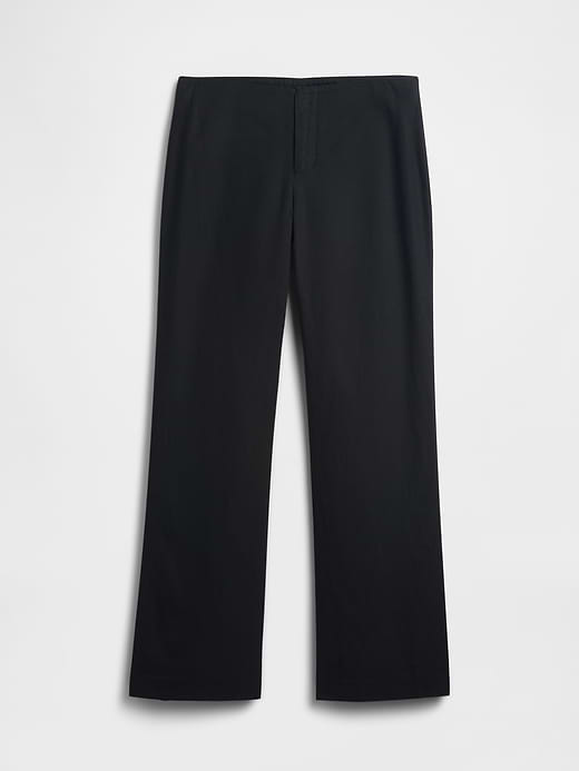 Gap Low Rise Linen-Blend Flare Pants — photo 6