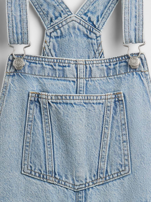 Gap Kids Denim Loose Shortalls — photo 6