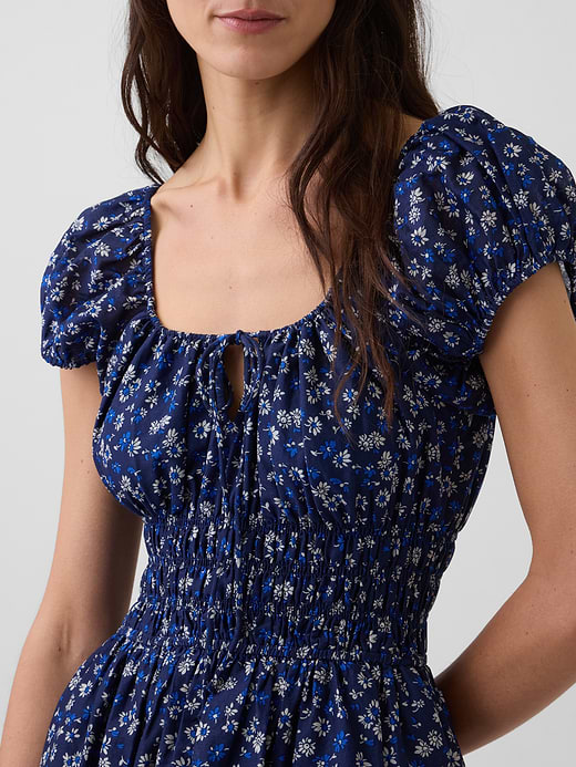 Gap Voile Smocked-Waist Maxi Dress — photo 5