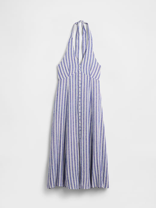 Gap Linen-Blend Halter Maxi Dress — photo 7