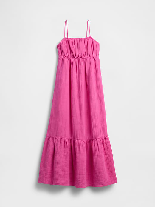 Gap Cotton Gauze Tiered Empire Waist Dress — photo 6