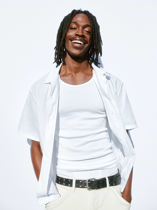 Gap Linen-Cotton Relaxed Straight-Hem Shirt — photo 7