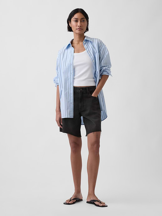 Gap 8" Mid Rise UltraSoft Loose Bermuda Shorts — photo 1
